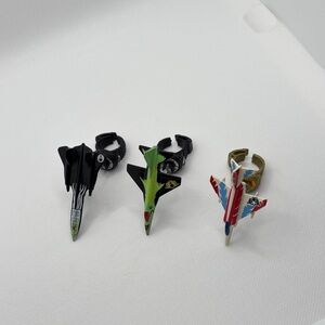 Vintage Skull Squadron Ring Raiders 1988 Matcbox Toys set of Three